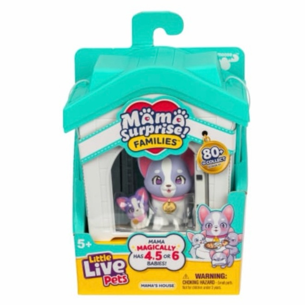 Little Live Pets Mama Surprise Families Mama's House Playset Dog Puppy Toy